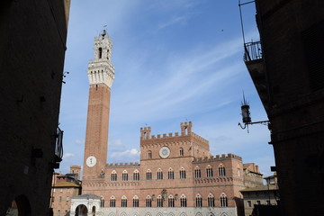 Obraz premium Beautiful view Piazza del Campo Siena Italy Europe