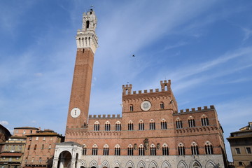 Fototapeta premium Beautiful view Piazza del Campo Siena Italy Europe