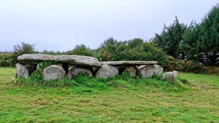 Allée couverte - dolmen, Île Grande, Pleumeur-Bodou, Côtes-d'Armor, Bretagne, France