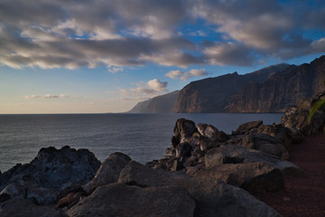 Wonderful view of the Los Gigantes of Tenerife