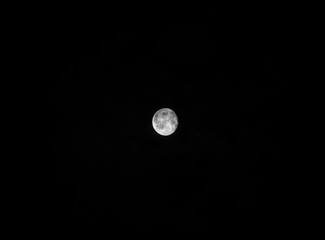 Moon seen from Denmark