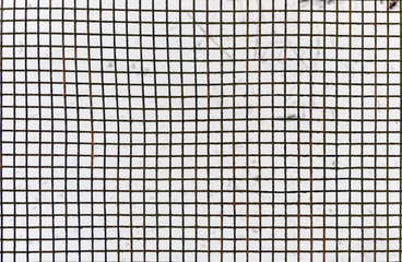 Snow through from the lattice of fences