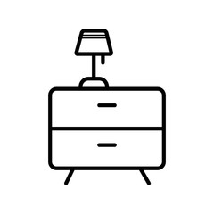 Closet icon vector illustration photo