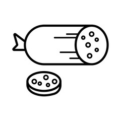 sausage vector icon illustration photo