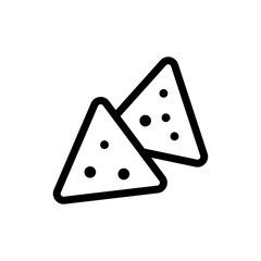 cracker icon vector. Thin line sign. Isolated contour symbol illustration