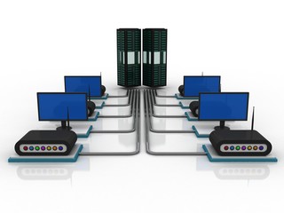 3d rendering technology Computer network