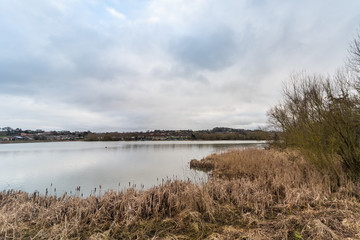 Clouds over the lake