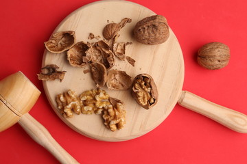 delicious walnut nuts if peel