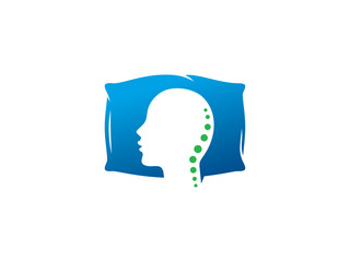 Healthy Pillow logo symbol or icon template