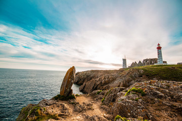 Pointe Saint Mathieu en Bretagnz