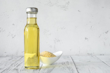 Bottle of sesame oil