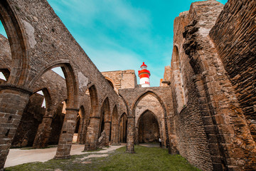 Fototapeta premium Pointe Saint Mathieu en Bretagnz