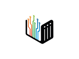 Hosting Data Center logo symbol or icon template