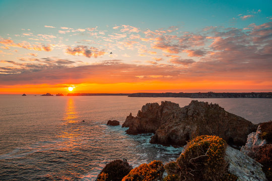 Coucher de soleil Presqu'&icirc;le de Crozon