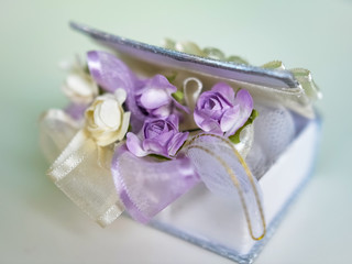  flower box, box with beautiful flowers