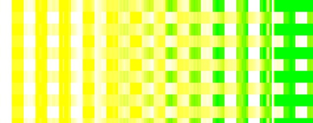 Yellow background with a graphic pattern of lines and stripes, texture of white squares and rectangles. Modern abstract design in bright colors, a template for a screensaver.