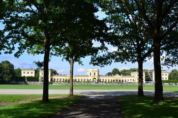 Fototapeta na wymiar The Orangerie castle in Kassel, Germany