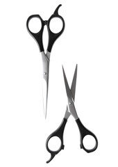 Scissors for haircuts isolated on a white background