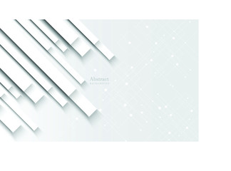 Abstract geometric white and gray color background. Vector, illustration