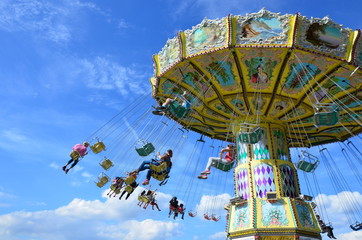 Carousel in the park of Kassel
