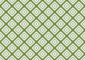 Seamless geometric pattern design illustration. Background texture. In green, white colors.