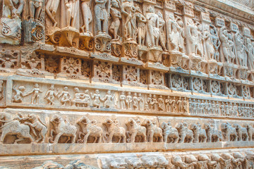 Udaipur, India »; August 2016: Precious sculptures in Jagdish Temple in the city of Udaipur