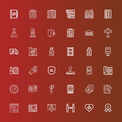 Editable 36 check icons for web and mobile