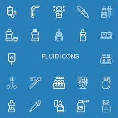 Editable 22 fluid icons for web and mobile