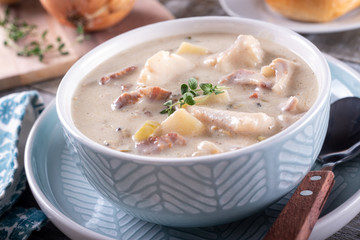 Bacon Haddock Chowder