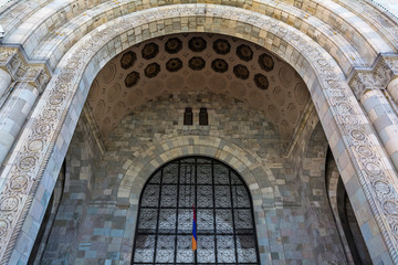  Entrance of History Museum of Armenia in Yerevan city