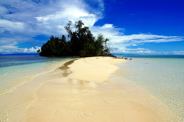 urep island in biak, Indonesia