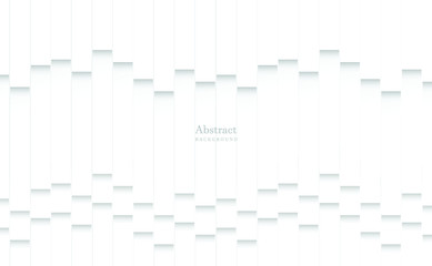 Fototapeta premium Abstract geometric white and gray color background. Vector, illustration