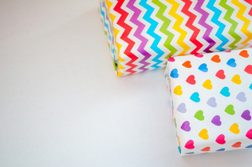Obraz premium holiday boxes for birthday greetings