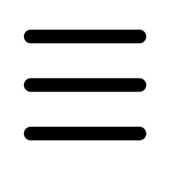 Fototapeta premium Flat Menu Icon Illustration for Website Navigation