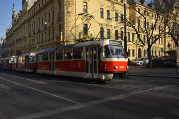 Plakat tram in lisbon