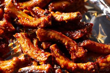 Korean grilled spicy pork rib