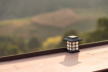 Obraz premium Outdoor lamps from the park.