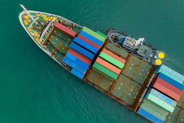 shipping cargo container service business transportation import export International by the sea
