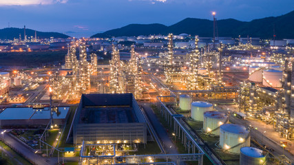 oil and gas refinery industry for transport and export of Thailand
