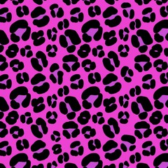 vivid pink leopard pattern 
