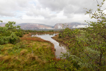 African Savanna Landscape, Natural Park