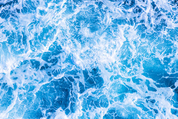 Hintergrund Textur blaues wasser schaum und wellen