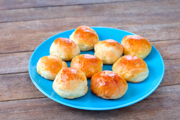 Goldene Burger- Brötchen