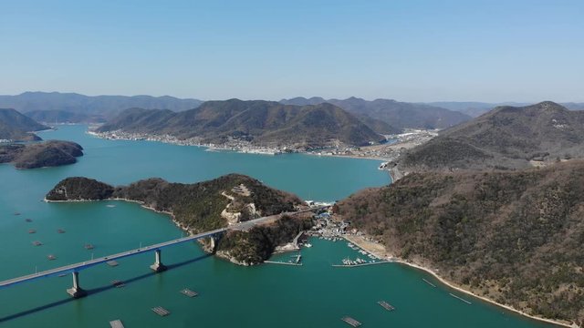 瀬戸内海の風景、片上湾