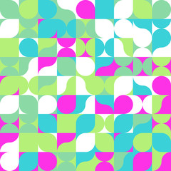 Neon Abstract Vector Pattern Design