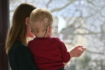 A Boy With Cochlear Implants