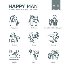Happy Man - Human Resource And Lifestyle 15/16