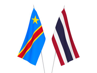 Thailand and Democratic Republic of the Congo flags