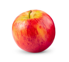 red apple isolated on white