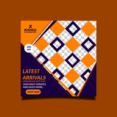 Editable Social Media Post Template Banners for Digital Marketing